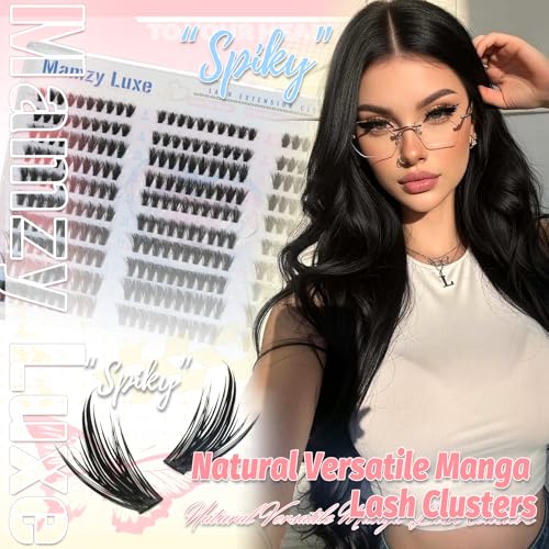 Manga Lash Clusters 8-16MM D-Curl 300Pcs Wispy Eyelash Extensions