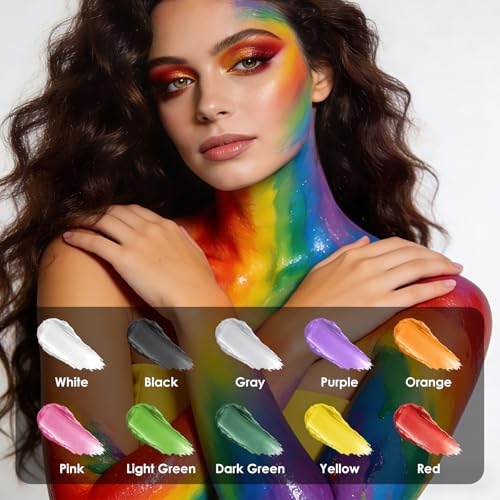 Purple Water-Based Face & Body Paint Stick – Waterproof, Full Coverage