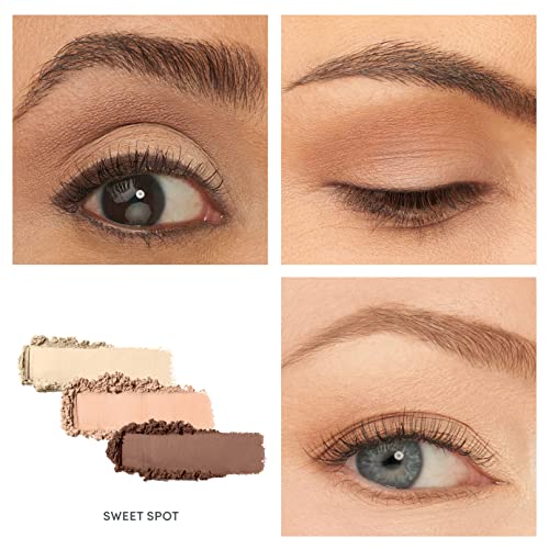 jane iredale PurePressed Eye Shadow Triple, Highly Pigmented Mineral Based Eye Color, Long Lasting & Crease Resistant Formula, Safe for Sensitive Eyes