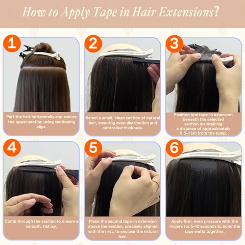 Fshine Tape in Hair Extensions Dirty Blonde 18 Inch