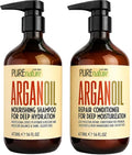 Pure Nature Lux Spa Moroccan Argan Oil Shampoo & Conditioner Set - Sulfate-Free Hair Care