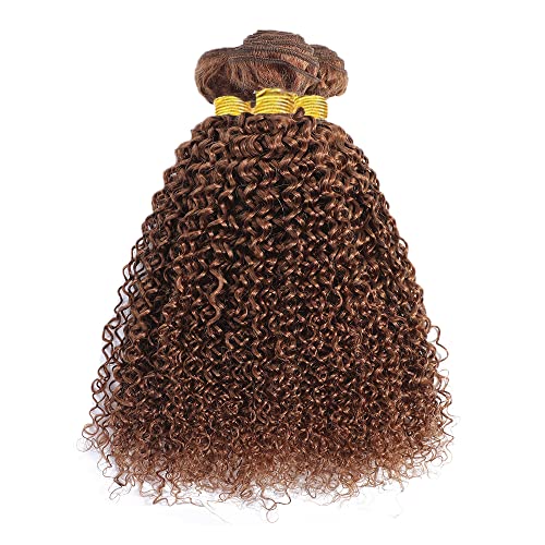 GtaiiReu 30 Brown Water Wave Human Hair Extensions 3 Bundles 30-34 Inch