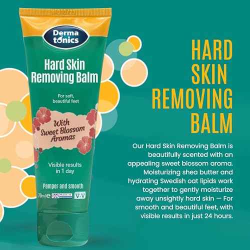 Dermatonics 10% Urea Callus Removing Cream ? Removes Hard Skin, Moisturizes and Rehydrates Racked, Rough, Dead and Dry Skin ? for Feet, Elbows, and Hands, 2.37 fl oz. Tube, 3 Pack