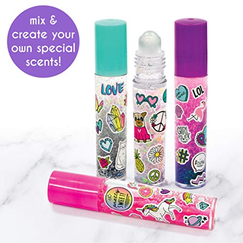 Just My Style Glitter Roller Perfume Kit - 4 DIY Bottles