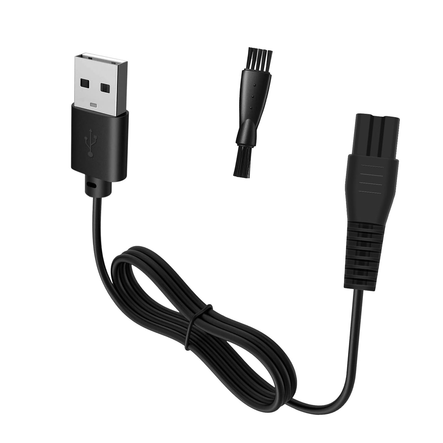 wotdmu USB Charging Cord Compatible with Pritech Electric Hair Shaver and Callus Removers, 5V 1A Charger Fit PR-2614 LD-8001 PR-2188 PR-2990 PR-8003 RSM-1577 RSM-1699 RSM-1505 RSM-1928C BCM-1138