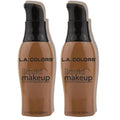 L.A. COLORS Liquid Makeup, Beautiful Bronze CLM287A (Pack of 2)