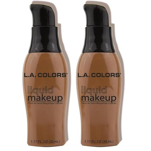 L.A. COLORS Liquid Makeup, Beautiful Bronze CLM287A (Pack of 2)
