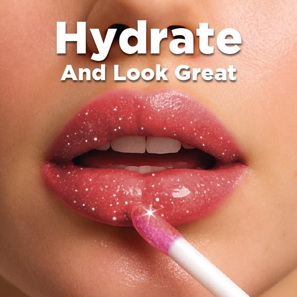pH-Activated Shimmer Lip Gloss - Rosy Quartz, High-Shine