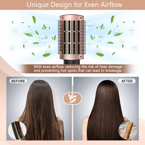 Natrial Hot Air Brush - Versatile Hair Dryer & Styling Tool