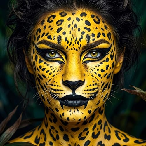 Yellow Face Paint Stick - Waterproof, Smudgeproof, High Pigment