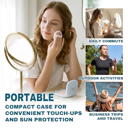 SPF 50 Face Powder Foundation - Oil Control Setting Powder