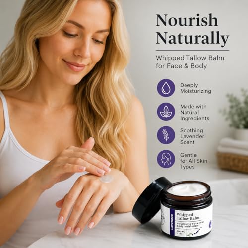 Got? Grass-Fed Beef Tallow Balm Lavender 2oz – Whipped Skin Moisturizer