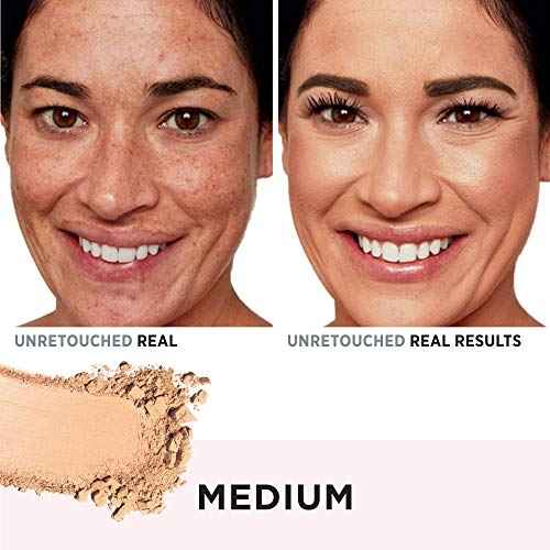 IT Cosmetics CC+ Airbrush Perfecting Powder Foundation - Sheer to Full Coverage Pressed Powder, Blurring Pores & Dark Spots, Anti-Aging Face Makeup, Hydrolyzed Collagen & Niacinamide - 0.33 oz