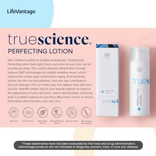 LifeVantage - Face Lotion TrueScience Revitalizing - Adds Radiance to Dry Skin with Hybrid Serum, Facial Lotion and Nrf2 Actives - 100ml