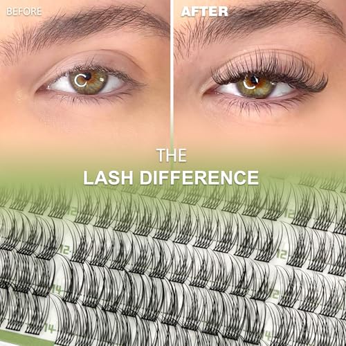 Crush Wispy Lash Clusters - 10-14mm DIY Eyelash Extension Kit 210Pcs