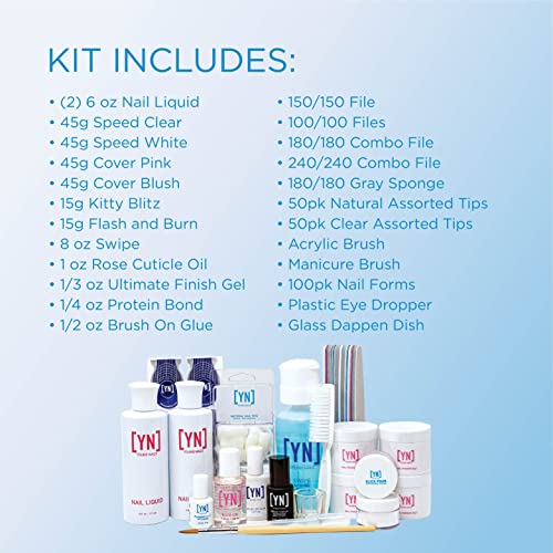 Young Nails Professional Starter Nail Art Kit & Accessories for Beginners