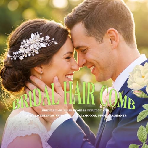 Crystal Pearl Bridal Hair Comb – Wedding Hair Accessory