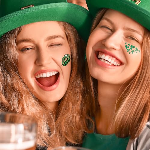 St. Patrick's Day Temporary Tattoos, Pack of 40, Skin Safe