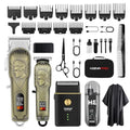 HIENA PRO Cordless Hair Clipper Set for Men with 8 Comb Attachments