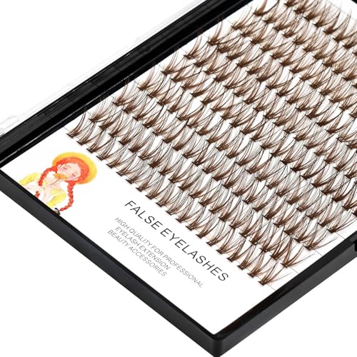 D Curl Cluster Lashes 12mm - 120 Pcs Dramatic Volume False Eyelashes