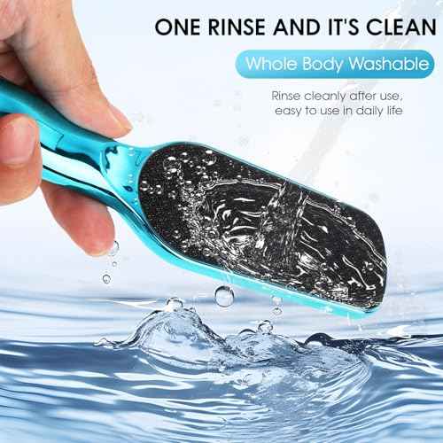 Nano-Glass Foot File Hard Skin Remover, Foot File Callus Remover with Non-Slip Ergonomic Handle, Professional Foot Care Tools