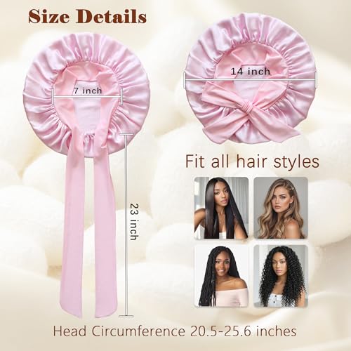 Mulberry Silk Bonnet for Sleeping - Double Layer Hair Cap