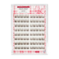 Brown Self-Adhesive Fluffy Eyelashes 80 Clusters 10-13mm 5D