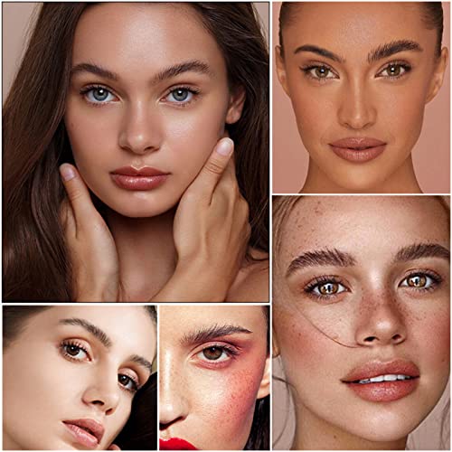 3-Piece Clear Eyebrow Gel Set - Waterproof Brow Styling Kit