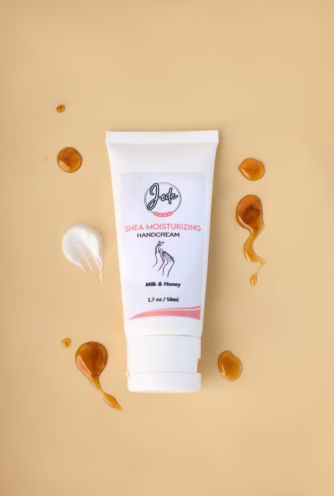 JODEShea - SHEA MOISTURIZING HANDCREAM Milk & Honey 3 1/3Oz or 100ML