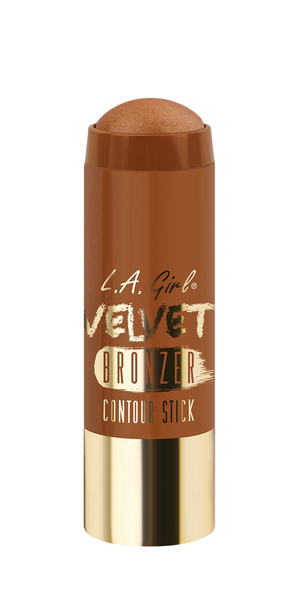 L.A. Girl Velvet Contour Sticks, Bronzer Goddess, 0.2 Ounce (Pack of 3)