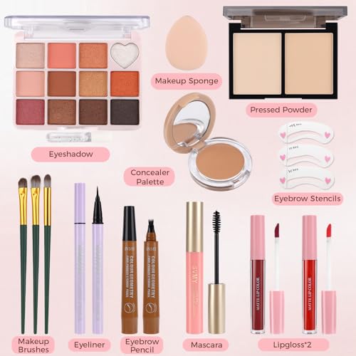 All-In-One Makeup Kit for Teen Girls Beginners