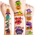 96 PCS Halloween Temporary Tattoos for Kids Party Favors
