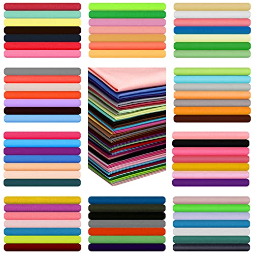 Tudomro 120pc Cotton Fabric Squares 10x10 Multicolor Quilting Bundle