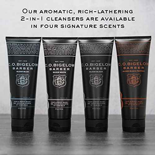 C.O. Bigelow Men's Lavender & Rosemary Moisturizing Shampoo & Body Wash - Elixir Blue No. 1604, 8 fl oz
