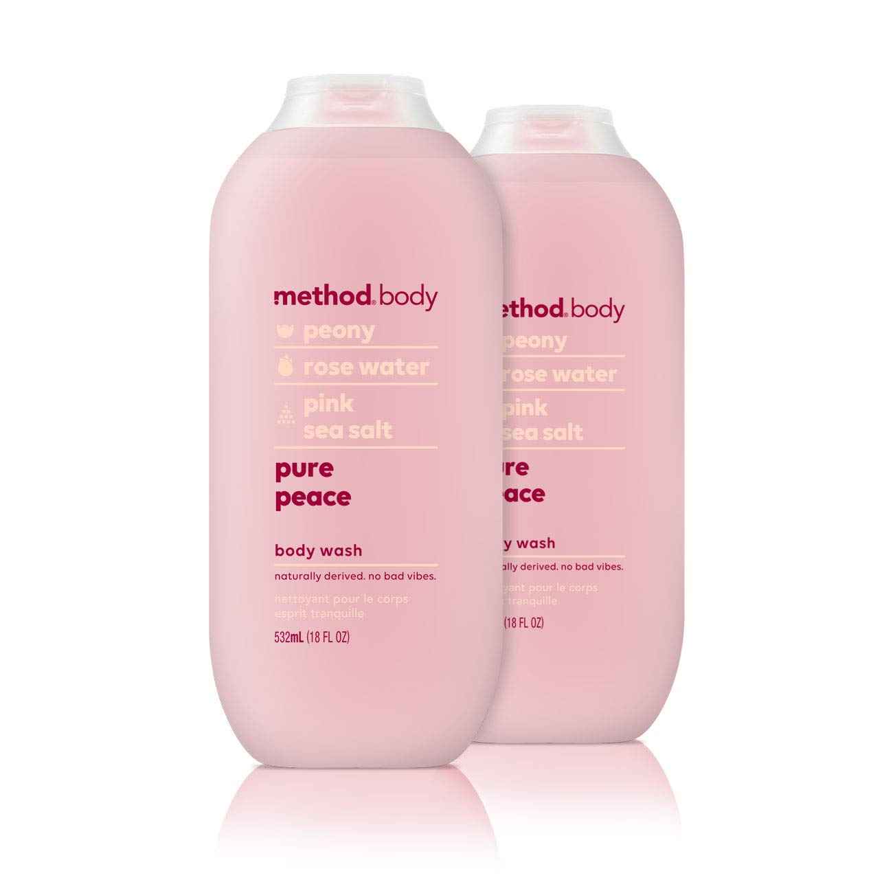 Method Body Wash, Pure Peace, 18 oz, 2 Pack, Packaging May Vary
