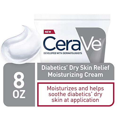 CeraVe Diabetic Dry Skin Moisturizing Cream with Urea, 8 oz