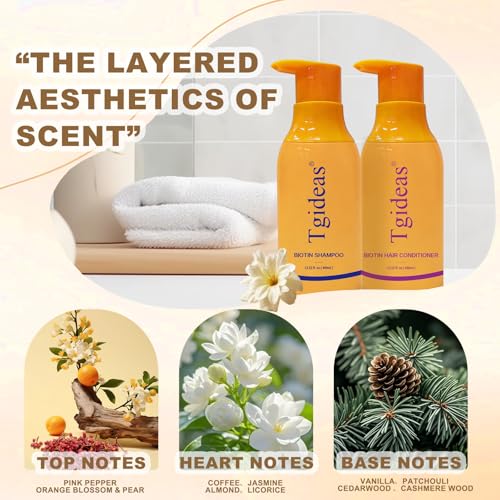Biotin Shampoo & Conditioner Set for Thinning Hair