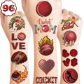101 PCS Cricket Ball Temporary Tattoos - Party Favors
