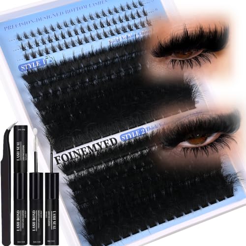 Manga Lash Clusters Kit - Spiky & Volume 12-20mm with Bottom Lashes