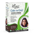 Light Mountain Henna Hair Color Dark Brown - 7 Oz