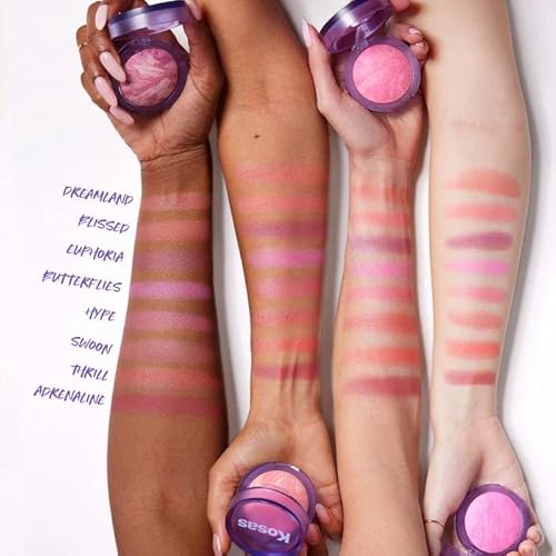 Kosas Blush is Life Baked Talc-Free Dimensional Blush - Butterflies (cool baby pink), 0.16 Ounce (Pack of 1)