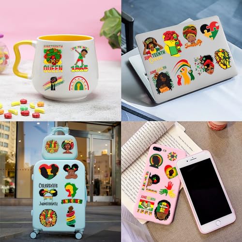 100PCS Juneteenth Temporary Tattoos - Black History Month Sticker for Kids | Birthday Decorations, African American, Afro African Themed Party Favors and Supplies | Cute Kids Boy Gifts | Ideal Prizes