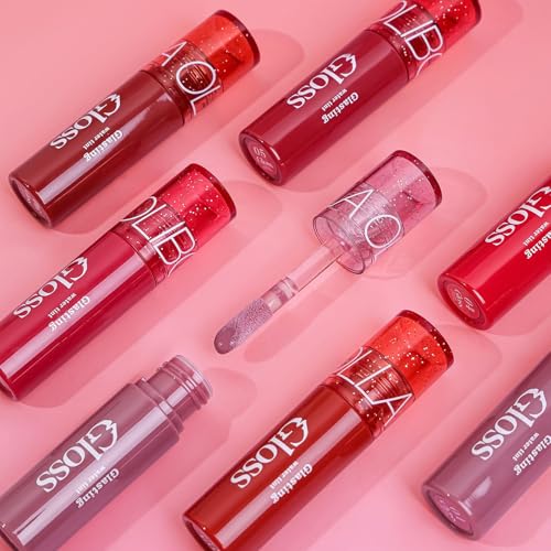 Glass-Like Lip Gloss - Hydrating, Non-Sticky, Plumping