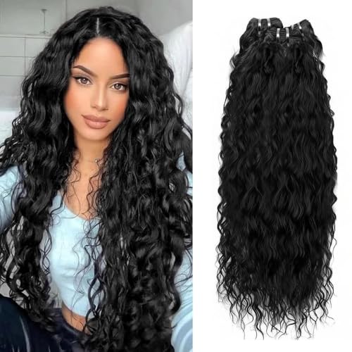 Body Wave Human Hair Bundles 16 18 20 Inch Natural Black