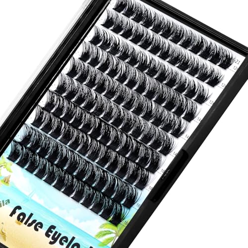 Mixed Cluster Eyelashes 10-18mm D Curl 0.07mm