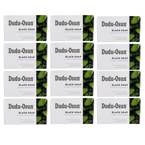 12 Pack of Dudu Osun Black Soap Classic Fragrance