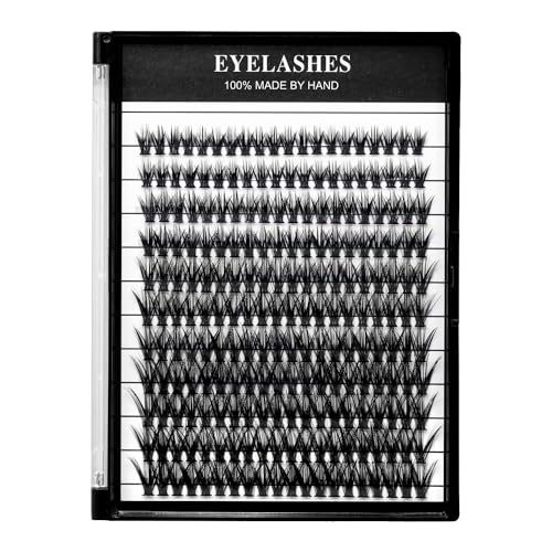 Vayator Large Tray 220 Cluster/Box Eyelashes 0.07 Thickness Eyelashes Individual Eyelash False Eyelashes Extension Eyelash 10D/20D/40D/50D Eyelash (50RR-10-16mm Mixed Lashes Kit)