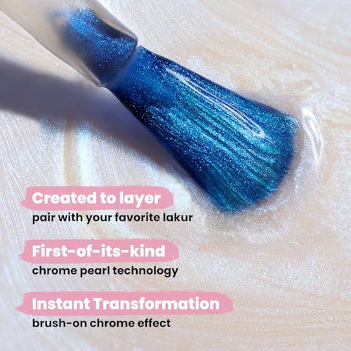 LONDONTOWN Lakur Chrome Glaze Nail Polish - Starry, 0.4 Fl Oz