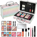 AOLIKOKO All-in-One Makeup Kit with Train Case & Brushes