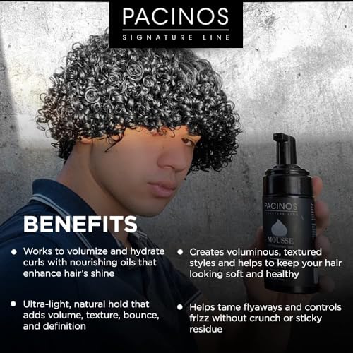Pacinos Curl Enhancing Mousse - Light Hold Styling Foam
